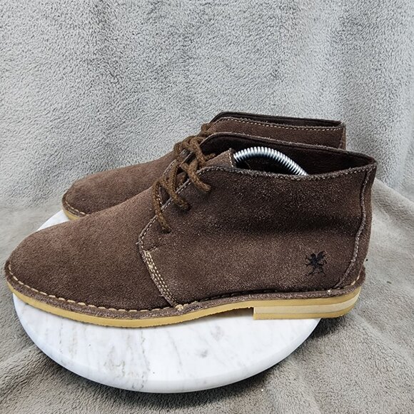 Stacy Adams Shoes Mens Size 9 Brown Leather Lace Up Chukka Boots *GUC* main image 5